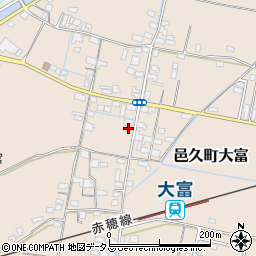 岡山県瀬戸内市邑久町大富558周辺の地図