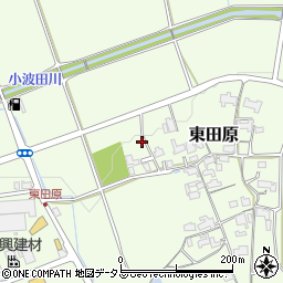 三重県名張市東田原1367周辺の地図