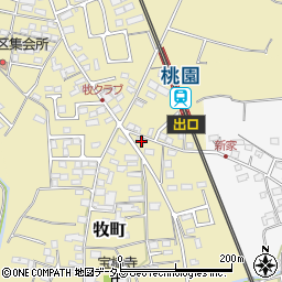 三重県津市牧町317周辺の地図