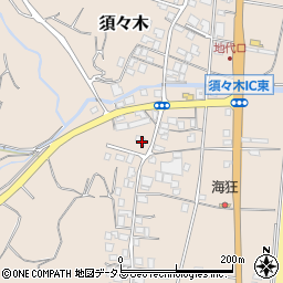 静岡県牧之原市須々木1243-1周辺の地図