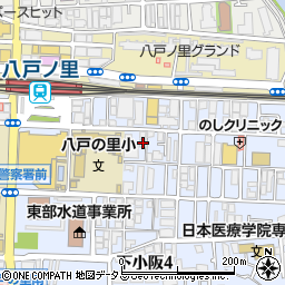 大阪府東大阪市下小阪5丁目6-4周辺の地図