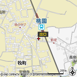 三重県津市牧町376周辺の地図