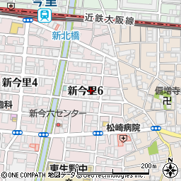 大阪府大阪市生野区新今里6丁目9-8周辺の地図