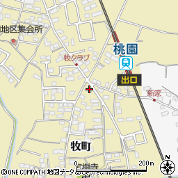 三重県津市牧町316周辺の地図