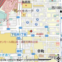 鴎州ハイスクール鴎州塾岡山駅前校周辺の地図