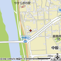 岡山県総社市中原517周辺の地図