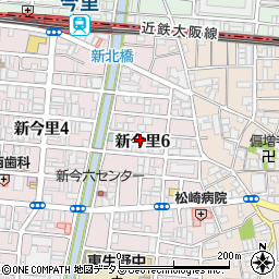 大阪府大阪市生野区新今里6丁目9-6周辺の地図