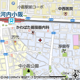 大阪府東大阪市下小阪1丁目7周辺の地図