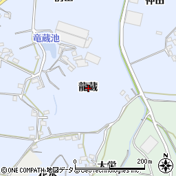 愛知県田原市豊島町龍蔵周辺の地図