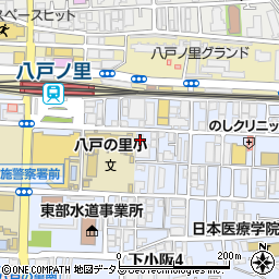 大阪府東大阪市下小阪5丁目6-1周辺の地図