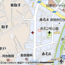 高橋精肉店赤石本店周辺の地図
