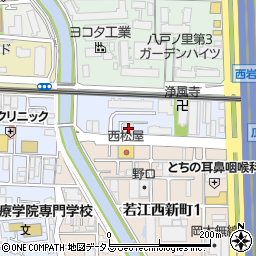 ニチイケアセンター八戸ノ里東周辺の地図