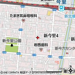 なかじまの米や周辺の地図