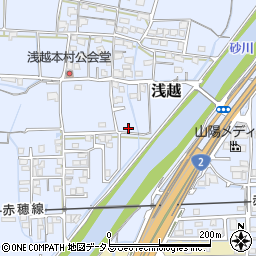 岡山県岡山市東区浅越247-2周辺の地図