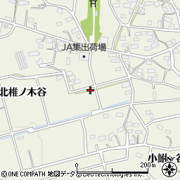 愛知県豊橋市伊古部町北椎ノ木谷381周辺の地図