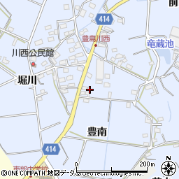 愛知県田原市豊島町豊南3-3周辺の地図