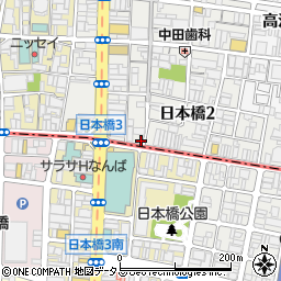 大阪府大阪市中央区日本橋2丁目10-9周辺の地図