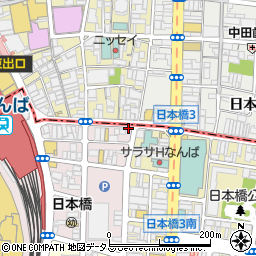 三豊麺 なんば日本橋店周辺の地図