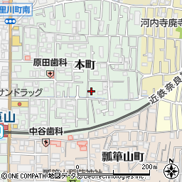 大阪府東大阪市本町10-16周辺の地図