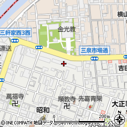 日商岩井泉尾マンション１棟周辺の地図