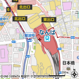 スターバックスコーヒー なんばCITY店周辺の地図