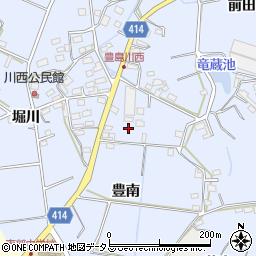 愛知県田原市豊島町豊南3周辺の地図