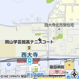 岡山県岡山市東区西大寺北周辺の地図