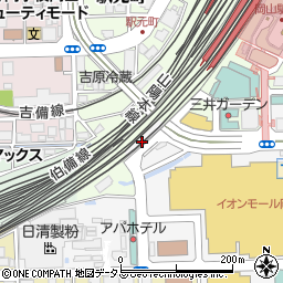 西日本旅客鉄道労働組合岡山支部周辺の地図
