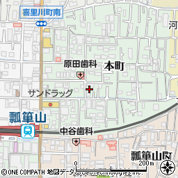 大阪府東大阪市本町9-19周辺の地図