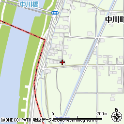 岡山県岡山市東区中川町617周辺の地図