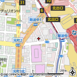 難波老人憩の家周辺の地図