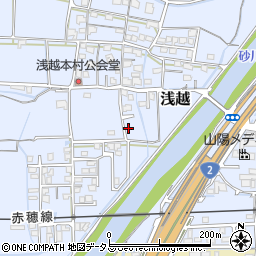 岡山県岡山市東区浅越245周辺の地図