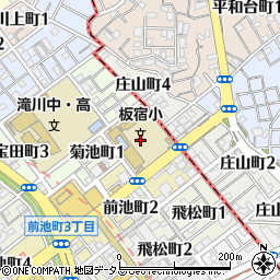 兵庫県神戸市須磨区菊池町周辺の地図