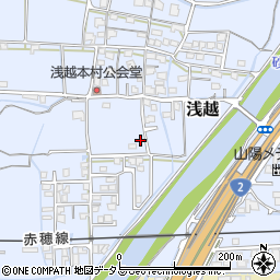 岡山県岡山市東区浅越234周辺の地図