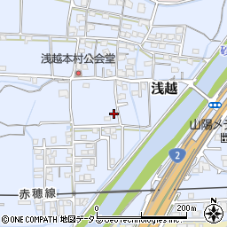 岡山県岡山市東区浅越234周辺の地図