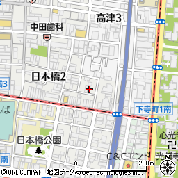 大阪府大阪市中央区日本橋2丁目19-6周辺の地図