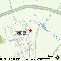 三重県名張市東田原1507周辺の地図
