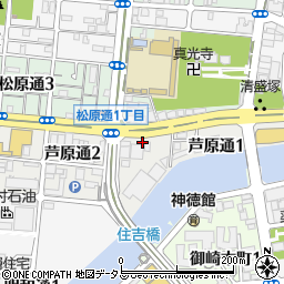 株式会社あかつき　神戸中央営業所周辺の地図