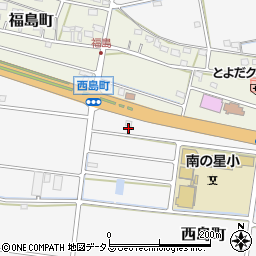 静岡県浜松市中央区西島町1175周辺の地図