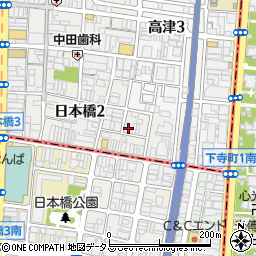 大阪府大阪市中央区日本橋2丁目19-8周辺の地図