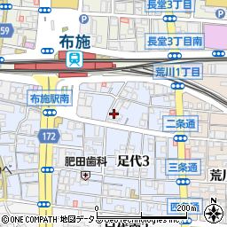 ドラム缶酒場 ホルモン万福周辺の地図