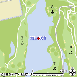 鮫島の池周辺の地図