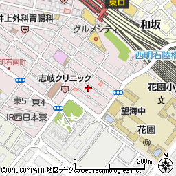 ＹＫハイツ西明石南町周辺の地図