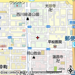 岡山県岡山市北区平和町7周辺の地図