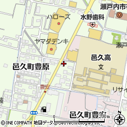 すき家瀬戸内邑久店周辺の地図