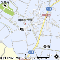 愛知県田原市豊島町川西47周辺の地図