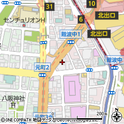 グランパスｉｎｎ大阪周辺の地図