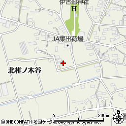 愛知県豊橋市伊古部町北椎ノ木谷374周辺の地図