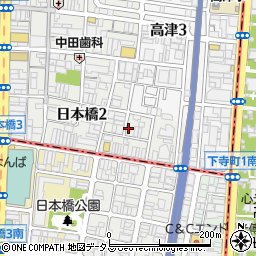 大阪府大阪市中央区日本橋2丁目19-11周辺の地図