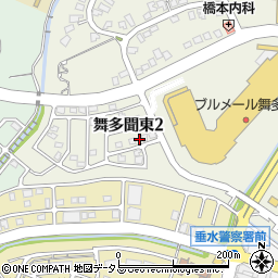 兵庫県神戸市垂水区舞多聞東2丁目3-4周辺の地図